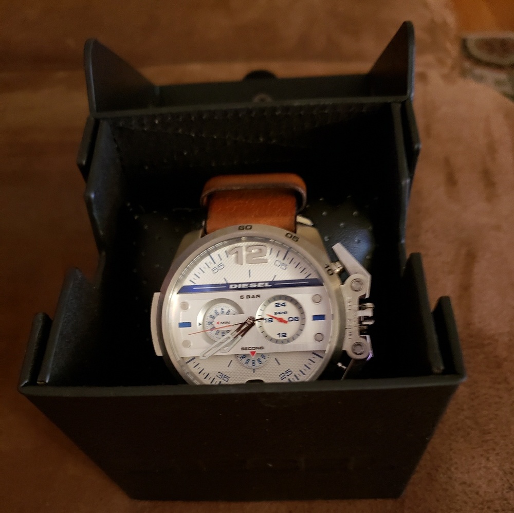 Leather Diesel Watch